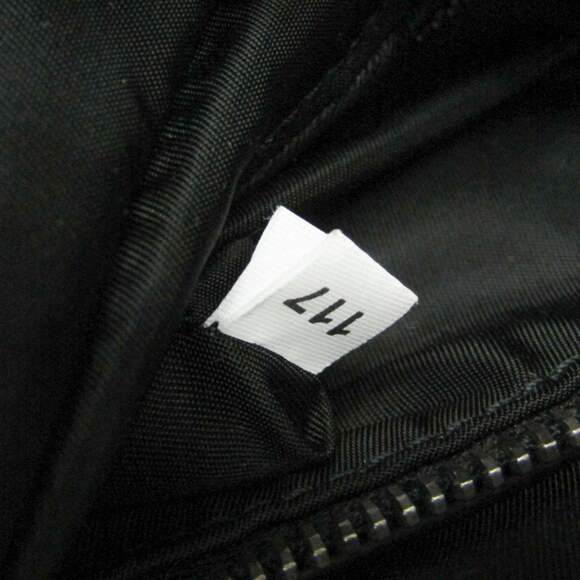 PRADA Black Leather Shoulder Bag